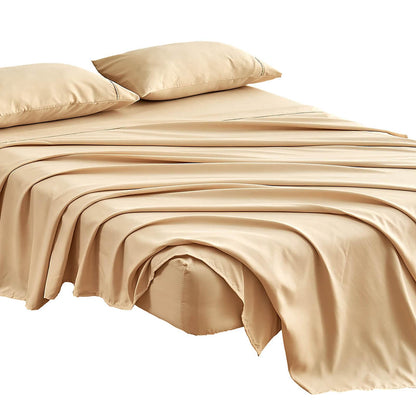 Kingnex Oversized King Flat Sheet 132x110 Top Sheet Only Grey