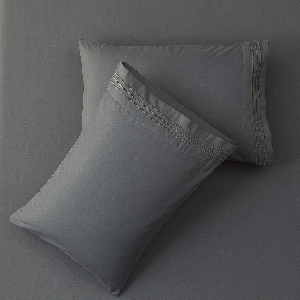 SONORO KATE Bed Sheet Set Super Soft Microfiber Sheets,4PC,Queen Size