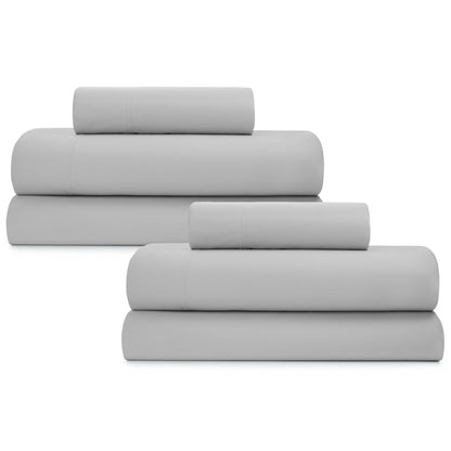 California Design Den 100% Organic Cotton Queen Bed Sheet Set, Olive Green
