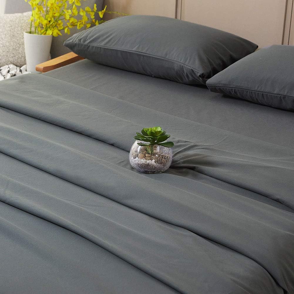 SONORO KATE Bed Sheet Set Super Soft Microfiber Sheets,4PC,Queen Size