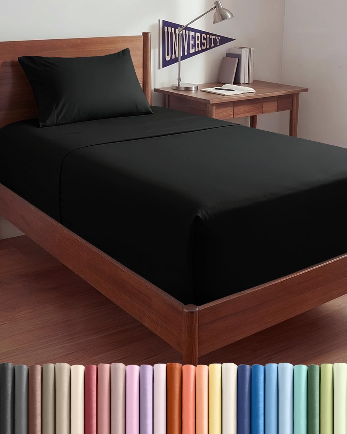 Extra Deep King Sheet Set - 4 Piece Breathable & Cooling - Antique White