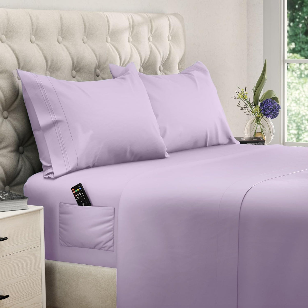 DREAMCARE King Size Sheets Set - King - Extra Deep - Gray