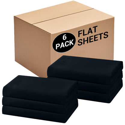 CULVE Twin Flat Sheet Only, 1 Pack White, Soft Brushed Microfiber, 66x96