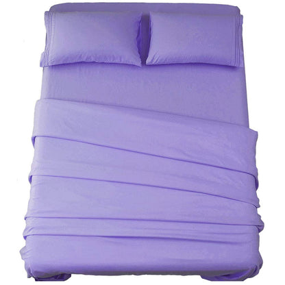 SONORO KATE Bed Sheet Set Super Soft Microfiber Sheets,4PC,Queen Size