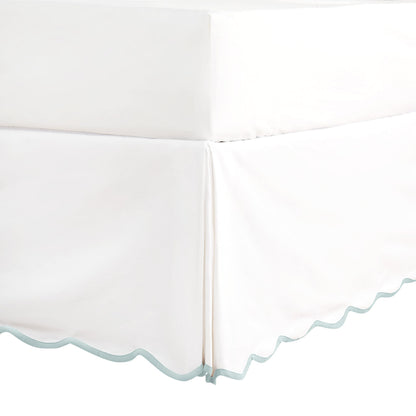 HIG Chic 14'' Queen BedSkirts Scallop Edge Pleated Dust Ruffle