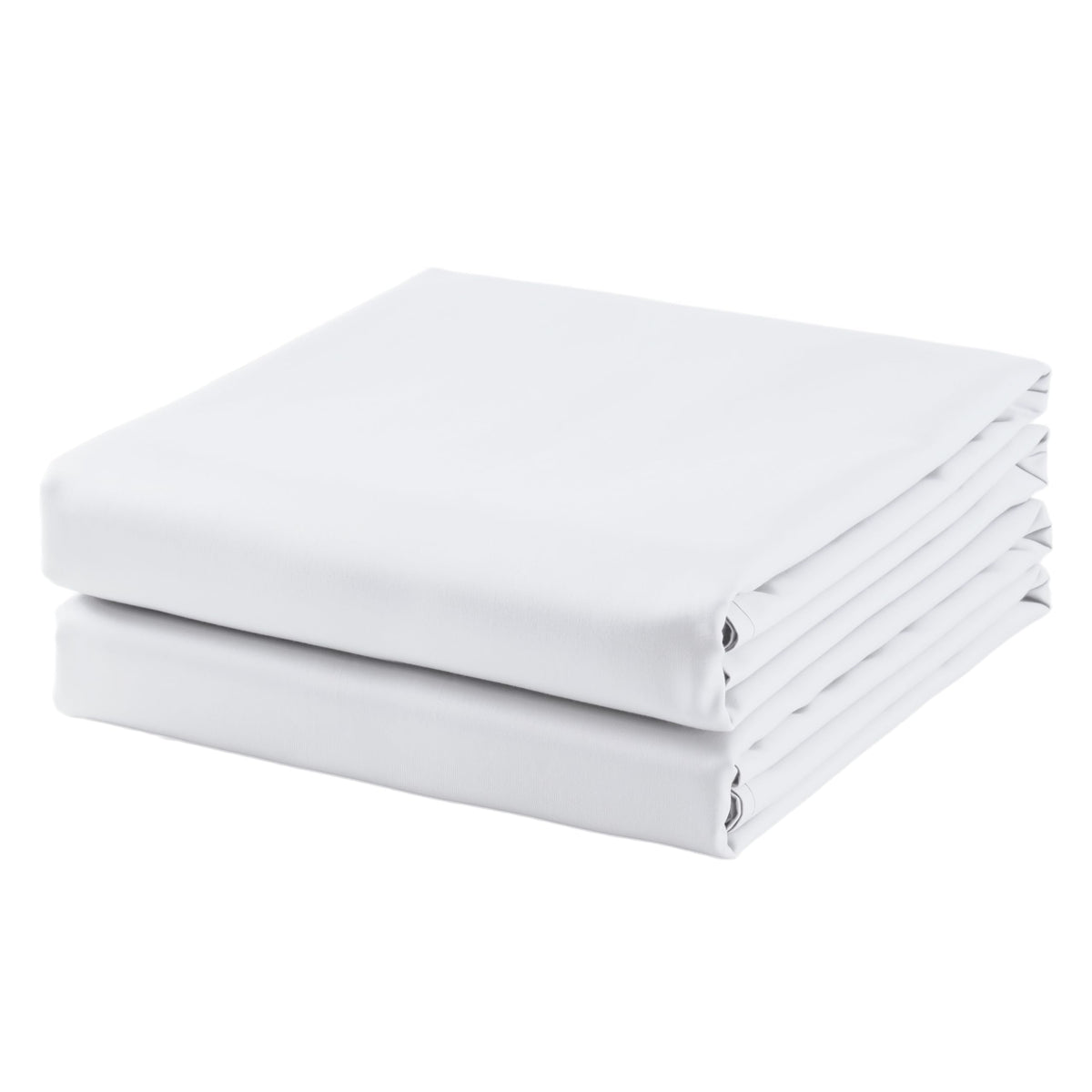 Cotton King Flat Sheet Only, 600 Thread Count 100% Egyptian Cotton Top Sheet 1Pcs, Cool & Breathable Flat Bed Sheets Wrinkle, Fade, Stain Resistant (White King)