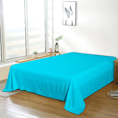 Bedding Twin Flat Sheet - Soft Brushed Microfiber, Shrinkage and Fade Resistant Top Sheet - Easy Care - 1 Flat Sheet Only, Pink