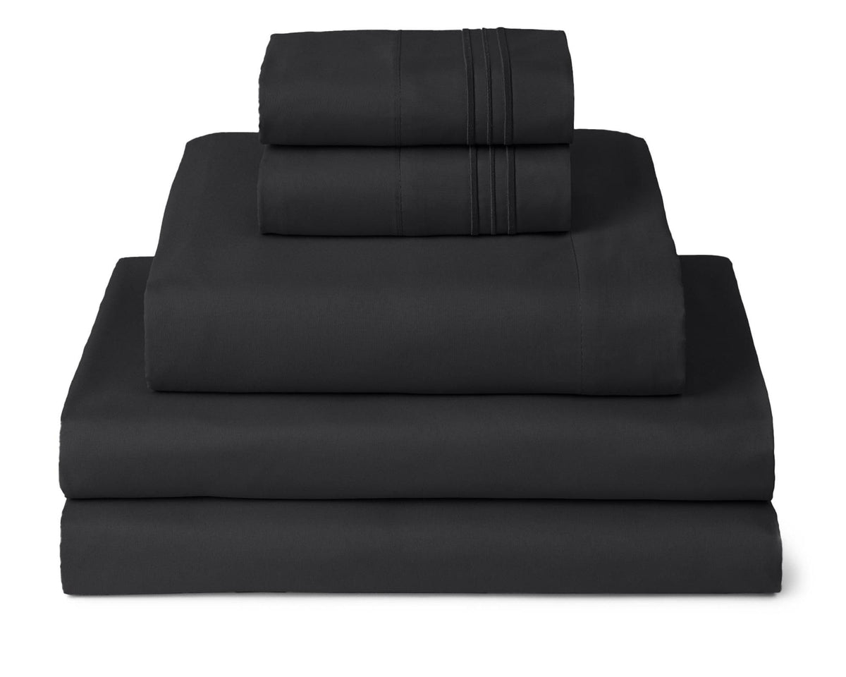 Mellanni Iconic 4-Piece, Ultra Soft Sheet Set (Queen, White)