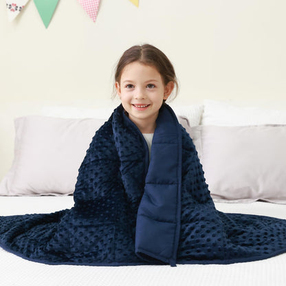 Mr. Sandman Cooling Weighted Blanket for Adults, Queen Size 15 lbs, 60″x80″