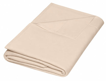 ZPECC Twin Flat Sheets Only White 6 Pack, Color-Coded Hem Threads