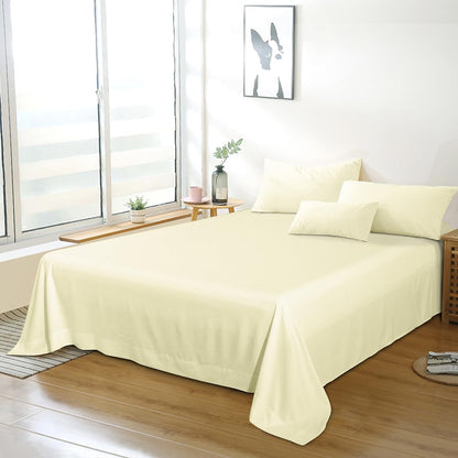 Bedding Twin Flat Sheet - Soft Brushed Microfiber, Shrinkage and Fade Resistant Top Sheet - Easy Care - 1 Flat Sheet Only, Pink
