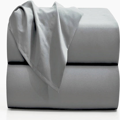 Flat Sheets 2 Pack - Hotel Quality Flat Bed Sheets - Brushed Microfiber - Ultra Soft & Breathable - Wrinkle-Free - Easy Care - Flat Sheets Only (White, Twin-2Pack)