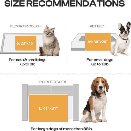 Luciphia Dog Blanket 3 Pack, Soft Cozy Fleece Throw for Puppy Cat,23"x16"