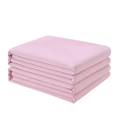 FreshCulture Twin Flat Sheets Only 2 Pack - Hotel Quality Flat Bed Sheets - Brushed Microfiber - Ultra Soft & Breathable - Wrinkle-Free - Easy Care - Flat Sheets Only Twin Size (White)