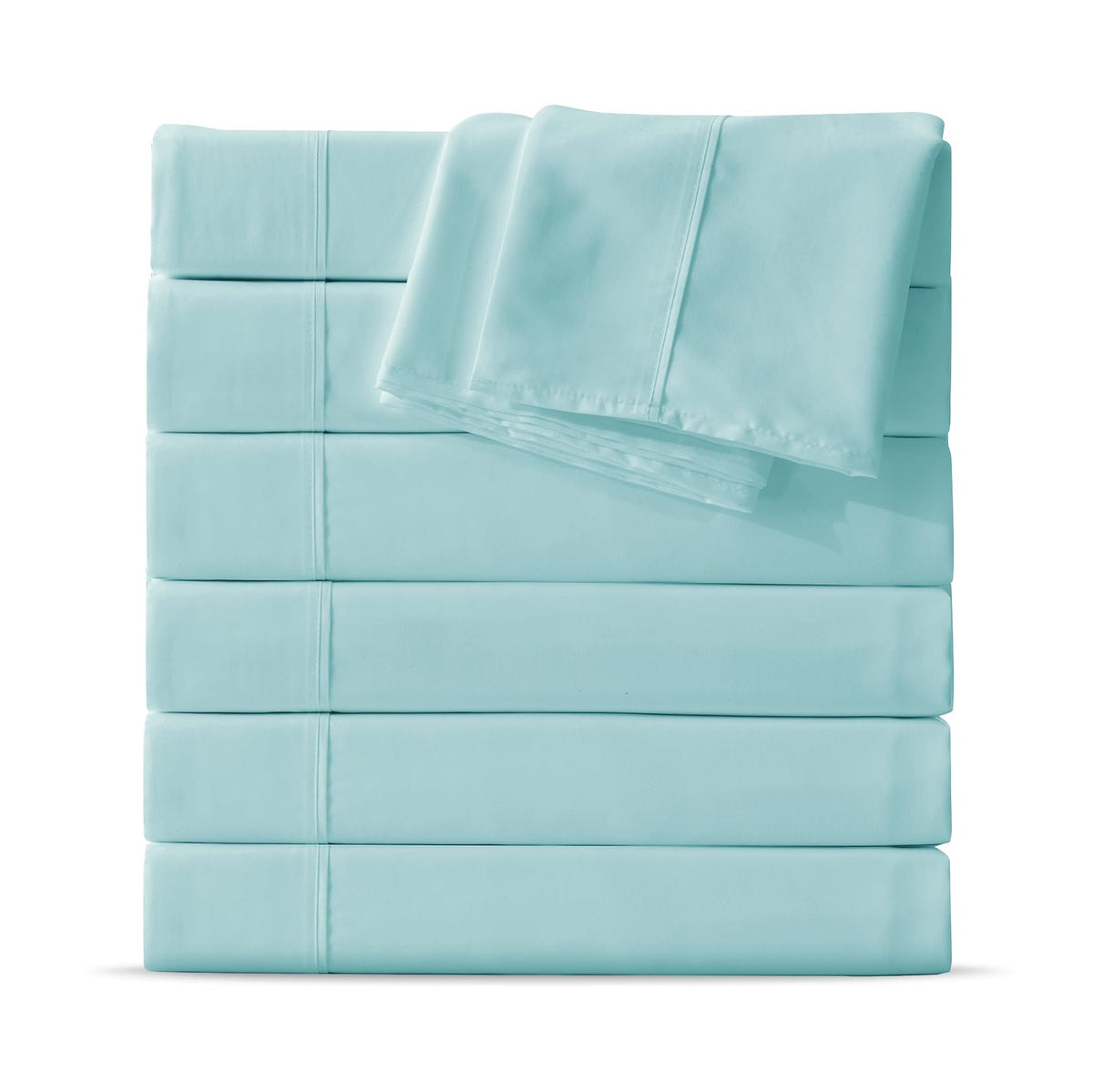Maple&Stone Twin Flat Sheets Only Bulk Pack of 6 Wholesale Bedding Black
