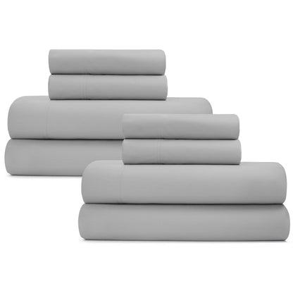 California Design Den 100% Organic Cotton Queen Bed Sheet Set, Olive Green