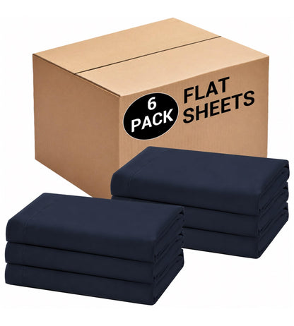 CULVE Twin Flat Sheet Only, 1 Pack White, Soft Brushed Microfiber, 66x96