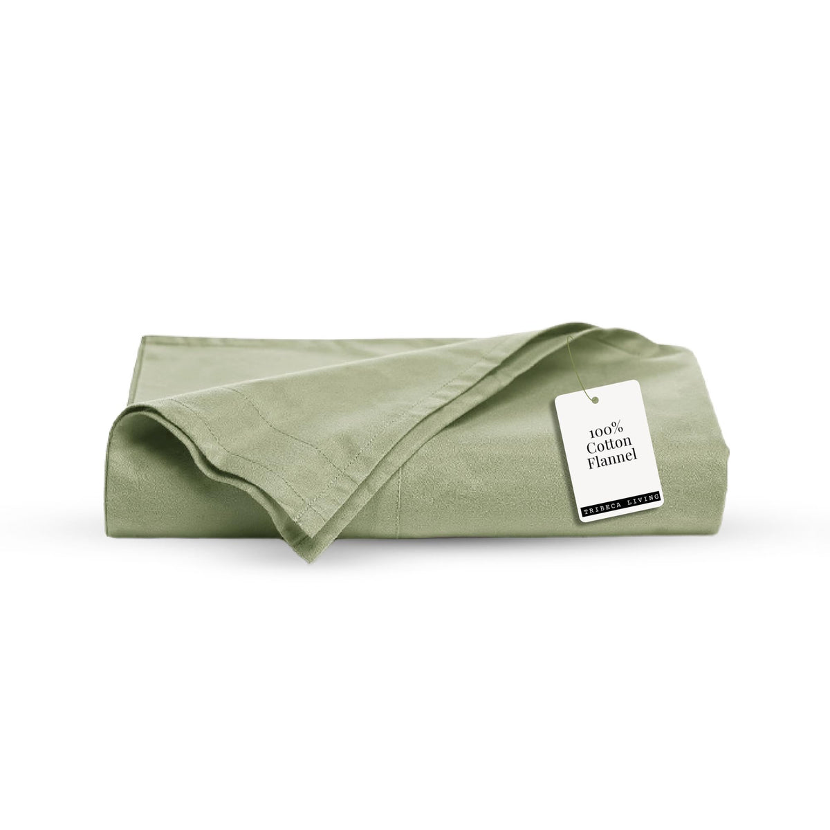 Tribeca Living King Cotton Flannel Flat Sheet Only 170-GSM - Oversized 112 x 106 Inch Dimensions for Generous Bed Coverage - Soft Breathable Bedding in Lavender