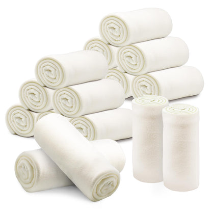 Fleece Throw Blankets Bulk 12PCS 60 x 50 in Soft Blankets Fabric Warm Lightweight Wool Blanket Cozy Coverlet for Beds Sofas Home Wedding Season (Light Gray)