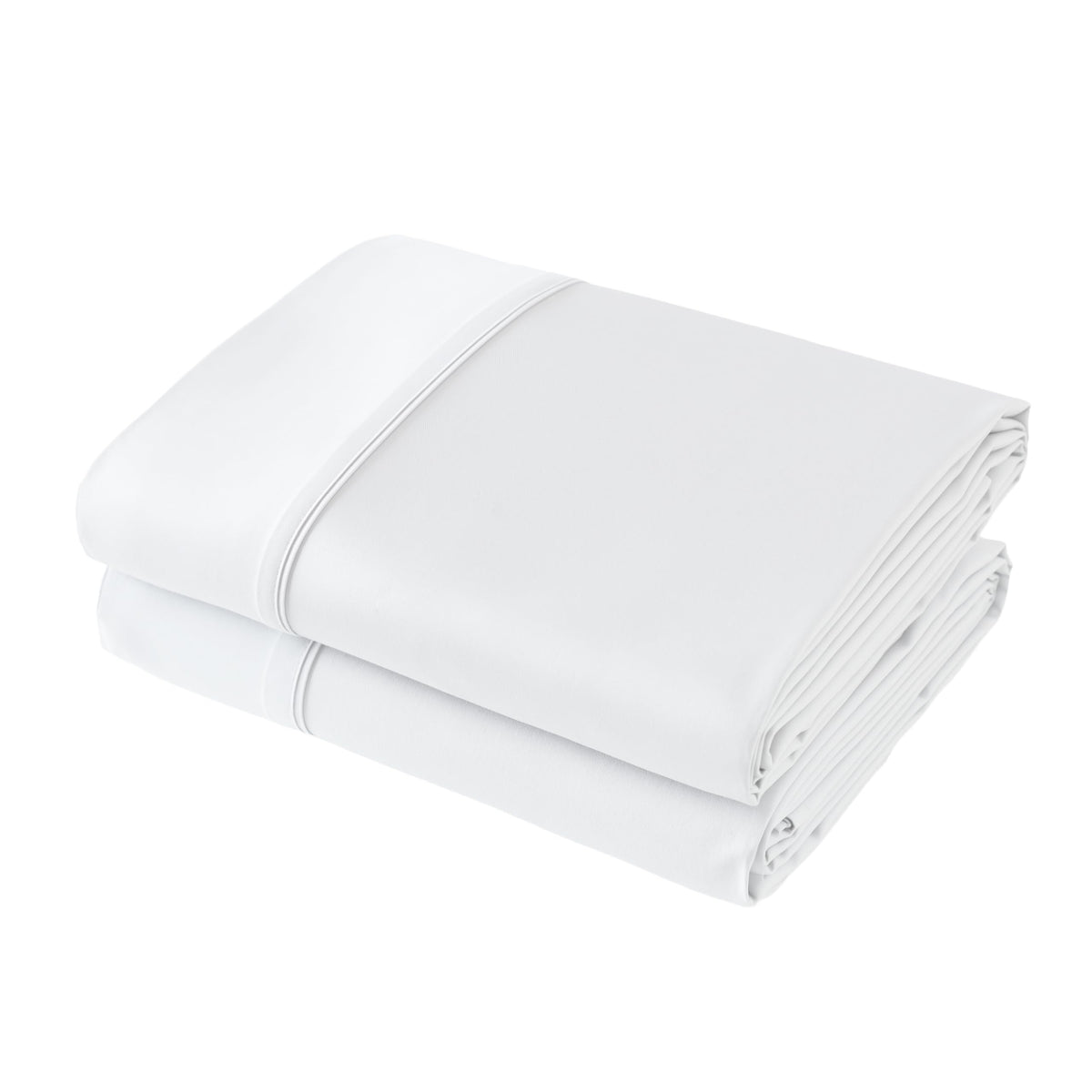 Flat Sheet Only Queen Size, 400 TC 100% Egyptian Cotton Flat Sheet - Wrinkle, Fade, Stain Resistant (White, Queen)