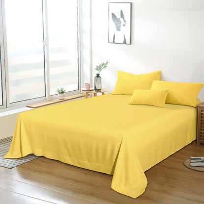 Bedding Twin Flat Sheet - Soft Brushed Microfiber, Shrinkage and Fade Resistant Top Sheet - Easy Care - 1 Flat Sheet Only, Pink