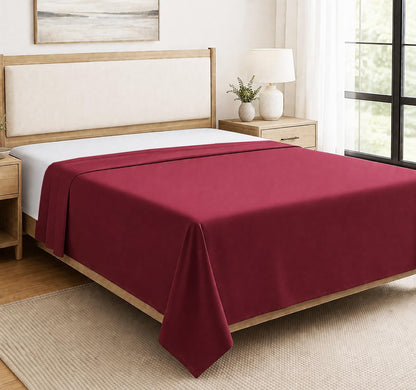 Twin Size Flat Sheets Only Hotel Quality Luxury Single Wrinkle Free & Fade Resistant Flat Sheet - Extra Soft, Breathable Bedding for Easy Care Bed Sheet Navy Blue Flat Sheet Only