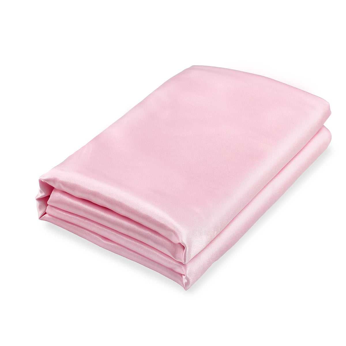 Homiest Black Satin Flat Sheet, Full Silky Bed Top Sheet Only