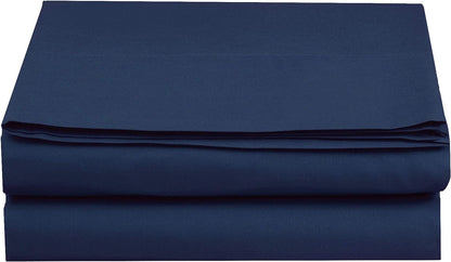 Elegant Comfort Premium Hotel Quality 1-Piece Flat Sheet, Luxury and Softest 1500 Premium Hotel Quality Microfiber Bedding Flat Sheet, Wrinkle-Free, Stain-Resistant, California King, Cream