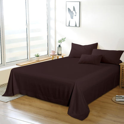 Bedding Twin Flat Sheet - Soft Brushed Microfiber, Shrinkage and Fade Resistant Top Sheet - Easy Care - 1 Flat Sheet Only, Pink