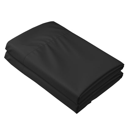 Queen Size Flat Sheet Only, Soft & Breathable Top Flat Sheet, White