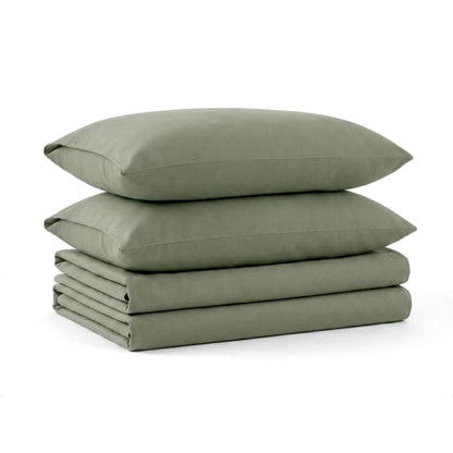 Tribeca Living King Cotton Flannel Flat Sheet Only 170-GSM - Oversized 112 x 106 Inch Dimensions for Generous Bed Coverage - Soft Breathable Bedding in Lavender