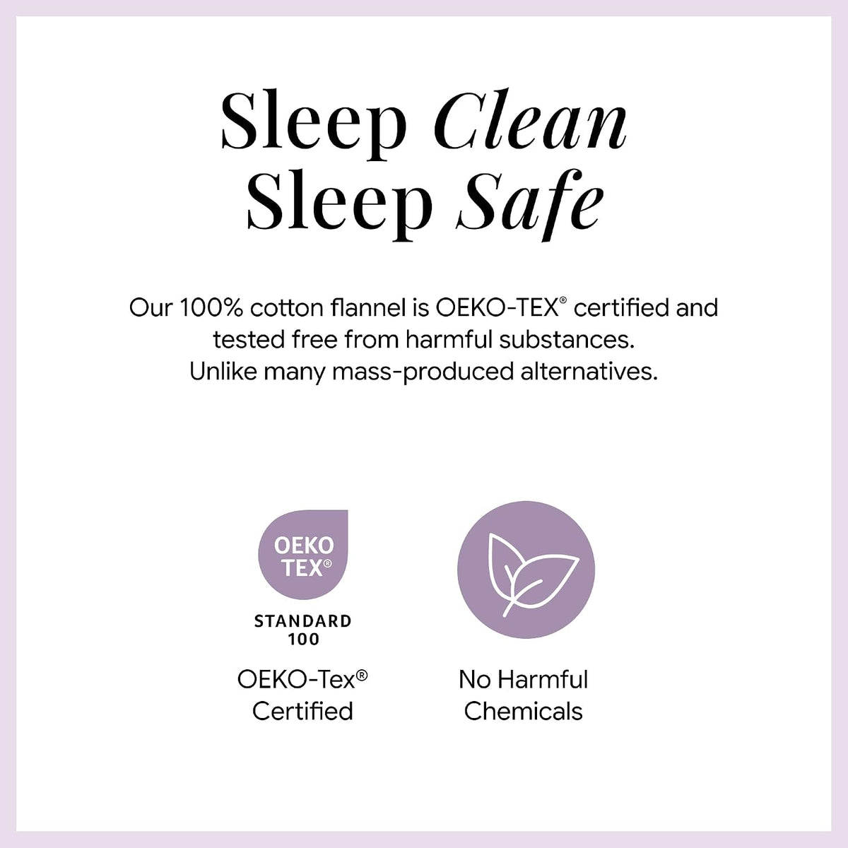 Tribeca Living King Cotton Flannel Flat Sheet Only 170-GSM - Oversized 112 x 106 Inch Dimensions for Generous Bed Coverage - Soft Breathable Bedding in Lavender