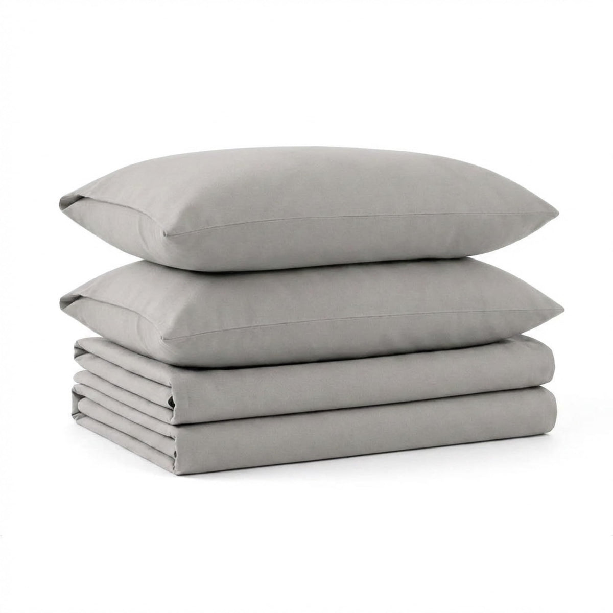 Tribeca Living King Cotton Flannel Flat Sheet Only 170-GSM - Oversized 112 x 106 Inch Dimensions for Generous Bed Coverage - Soft Breathable Bedding in Lavender