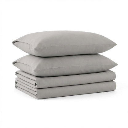 Tribeca Living King Cotton Flannel Flat Sheet Only 170-GSM - Oversized 112 x 106 Inch Dimensions for Generous Bed Coverage - Soft Breathable Bedding in Lavender