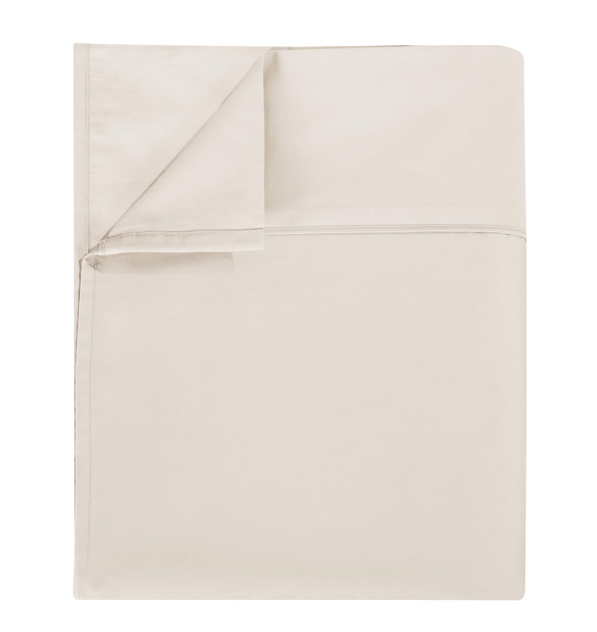 Flat Sheet Only Queen Size, 400 TC 100% Egyptian Cotton Flat Sheet - Wrinkle, Fade, Stain Resistant (White, Queen)