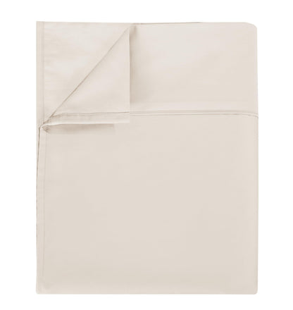 Flat Sheet Only Queen Size, 400 TC 100% Egyptian Cotton Flat Sheet - Wrinkle, Fade, Stain Resistant (White, Queen)