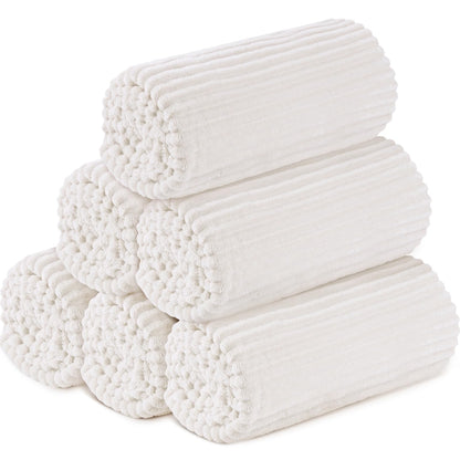 Buryeah 12 Pcs Flannel Blankets Bulk,Fall Outdoor Wedding, Multicolor