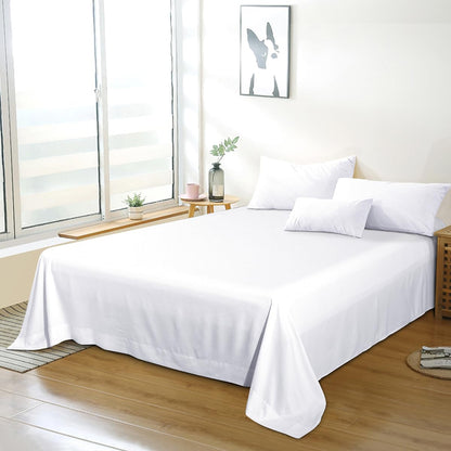 Bedding Twin Flat Sheet - Soft Brushed Microfiber, Shrinkage and Fade Resistant Top Sheet - Easy Care - 1 Flat Sheet Only, Pink