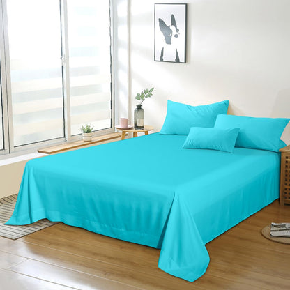 Bedding Twin Flat Sheet - Soft Brushed Microfiber, Shrinkage and Fade Resistant Top Sheet - Easy Care - 1 Flat Sheet Only, Pink