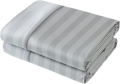 Flat Sheet Only Queen Size, 400 TC 100% Egyptian Cotton Flat Sheet - Wrinkle, Fade, Stain Resistant (White, Queen)