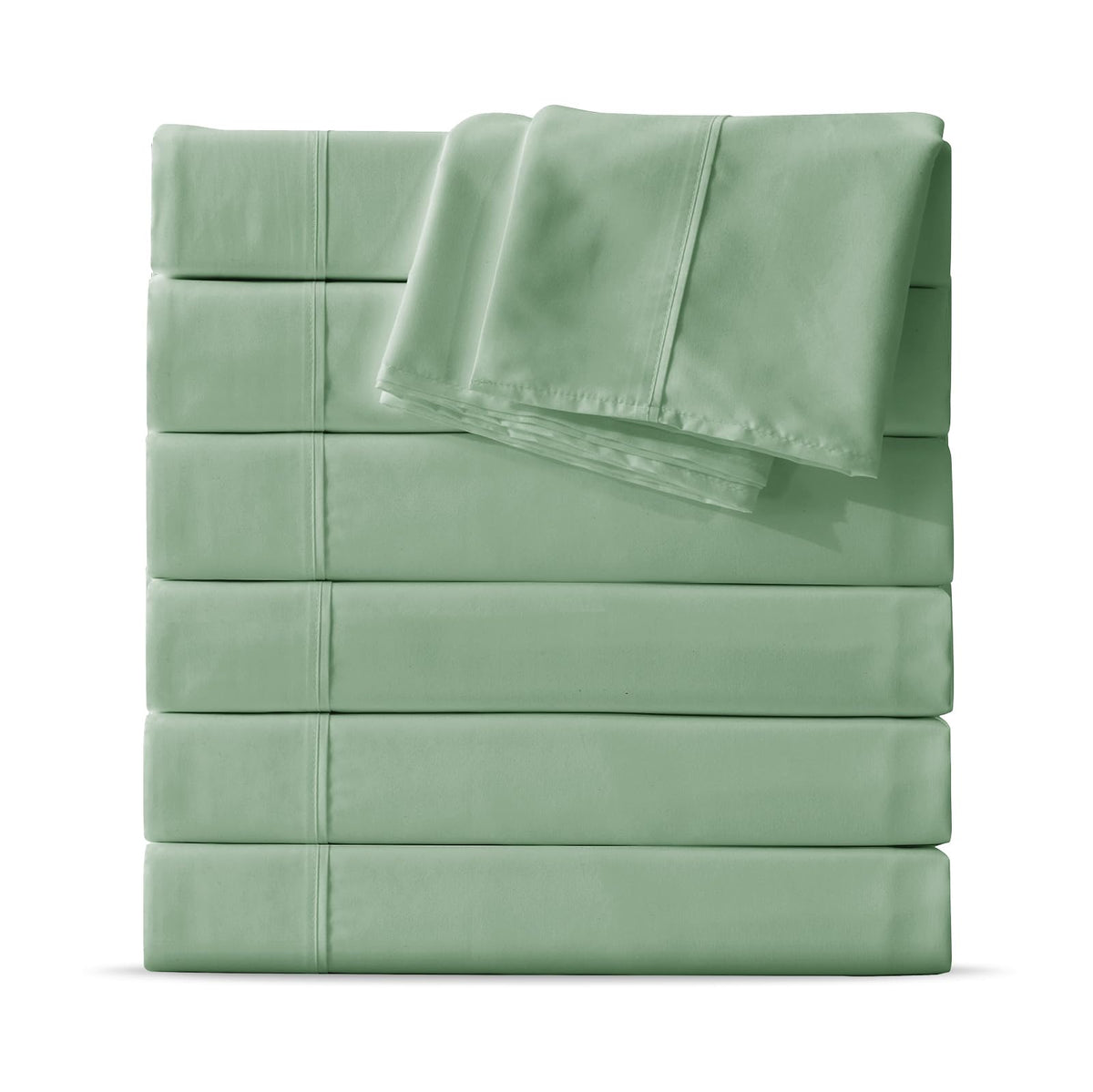 Maple&Stone Twin Flat Sheets Only Bulk Pack of 6 Wholesale Bedding White