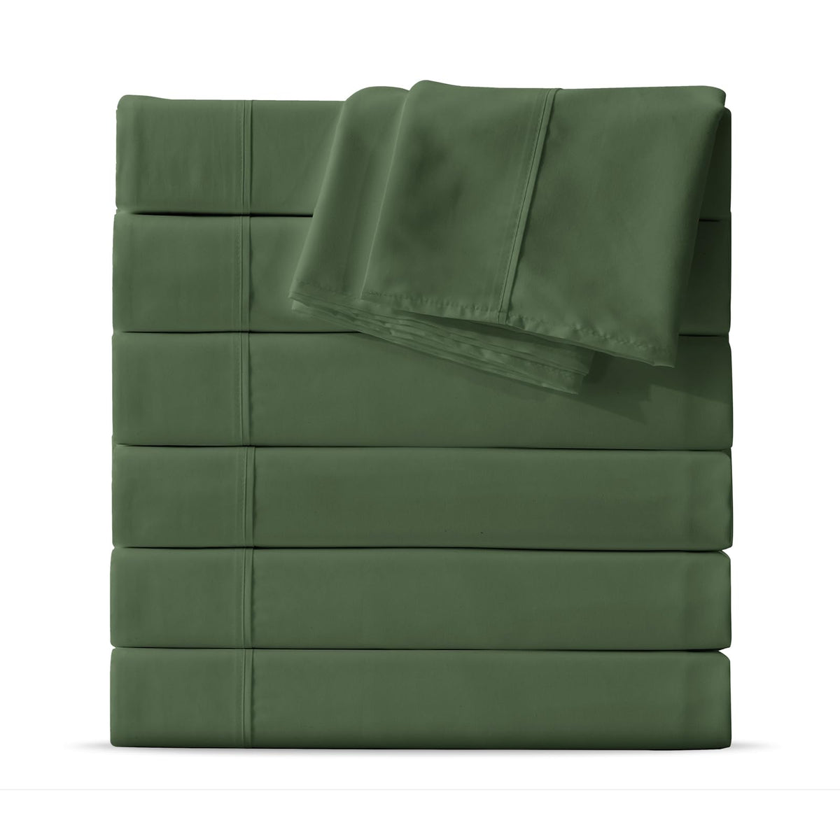 Maple&Stone Twin Flat Sheets Only Bulk Pack of 6 Wholesale Bedding Black