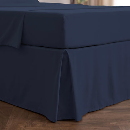 Mellanni Bed Skirt Queen Size - Tailored Drop Bed Skirting