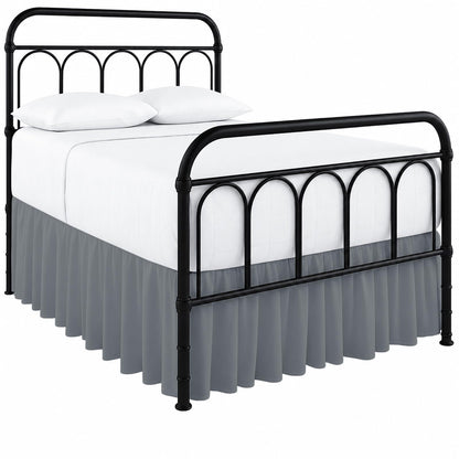 Cottingon Dorm Bed Skirt Twin XL 36" with Split Corners, 100% Microfiber Soft and Stylish, College Room Essential, Extra Long Dust Ruffle for Extended Beds, White