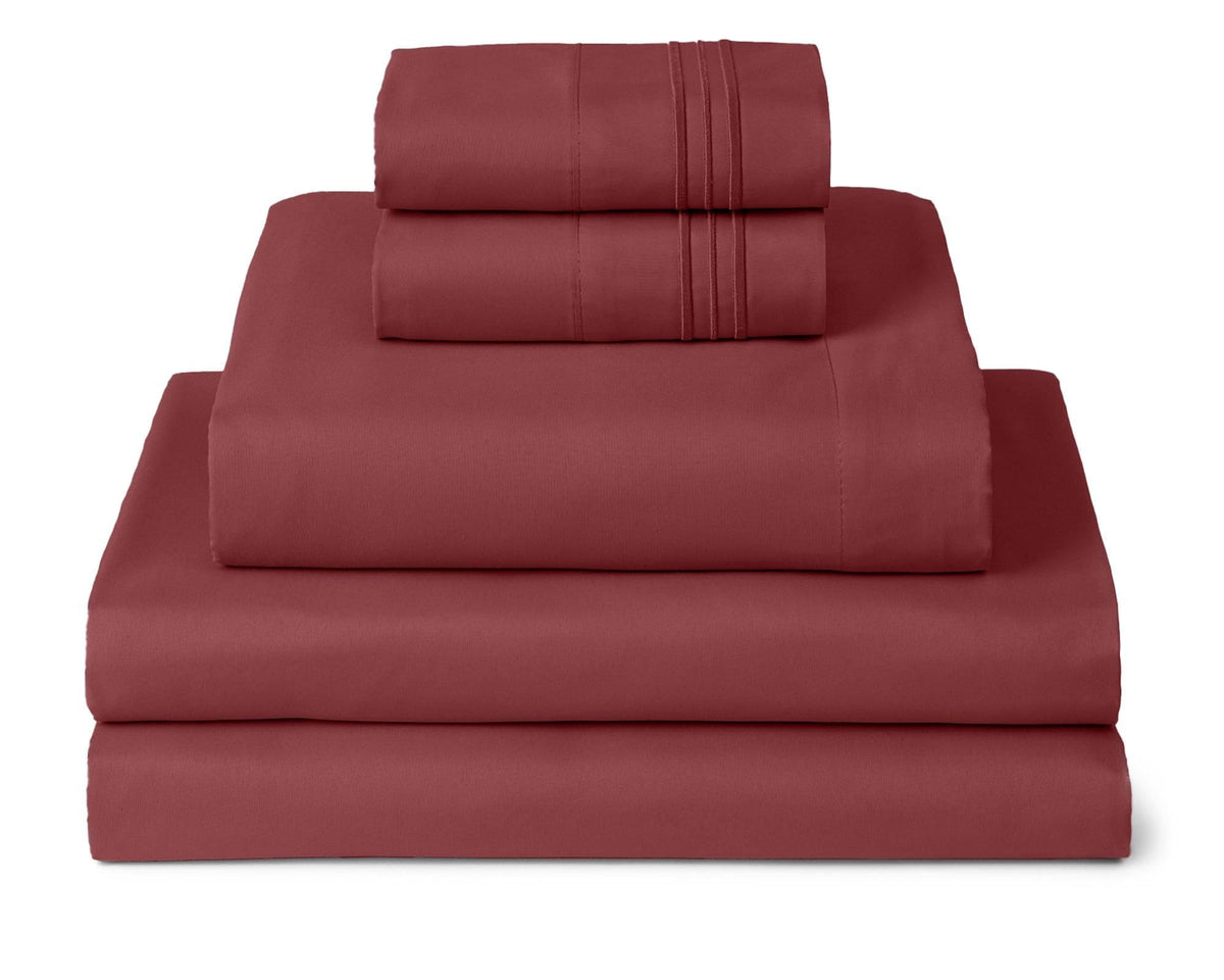 Mellanni Iconic 4-Piece, Ultra Soft Sheet Set (Queen, White)