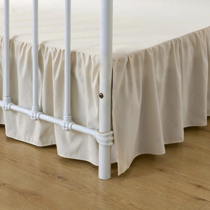 Bed Skirt Full Size, Ruffled Bed Skirts 14 Inch Drop, White
