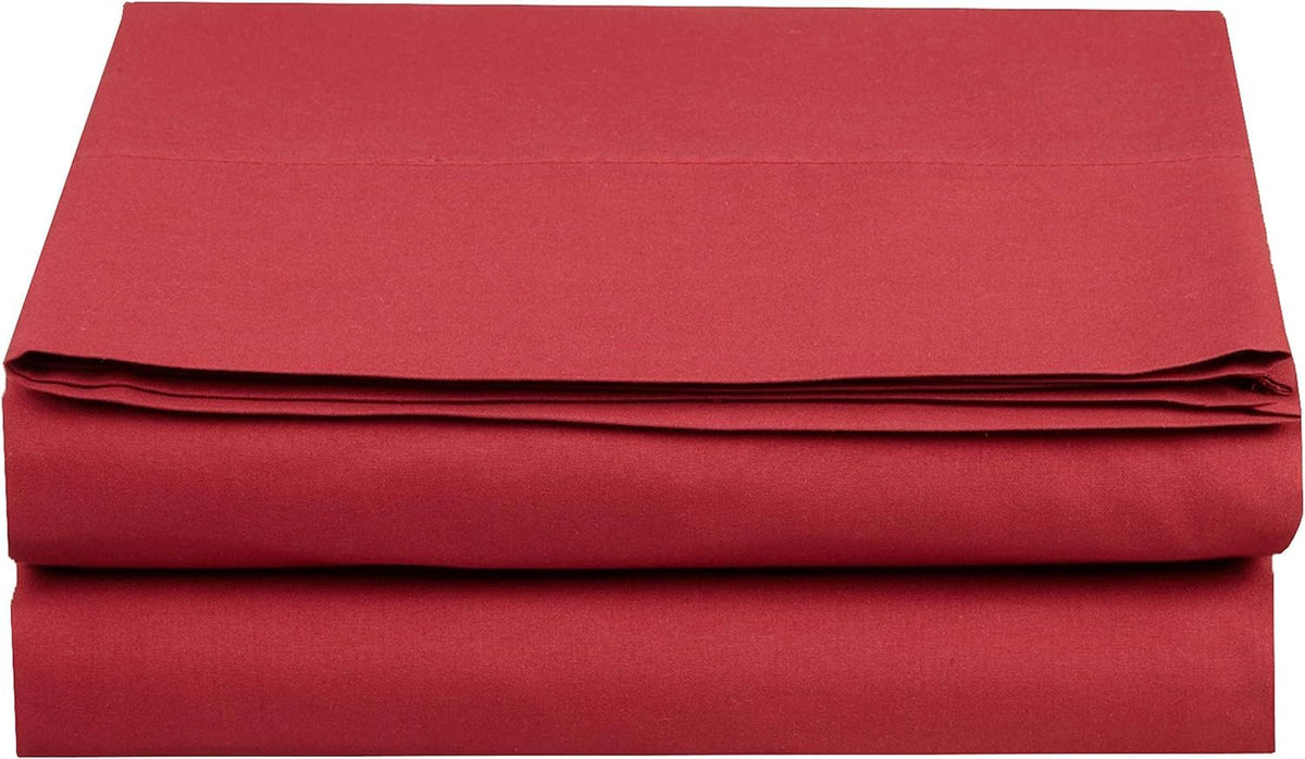 Elegant Comfort Premium Hotel Quality 1-Piece Flat Sheet, Luxury and Softest 1500 Premium Hotel Quality Microfiber Bedding Flat Sheet, Wrinkle-Free, Stain-Resistant, California King, Cream