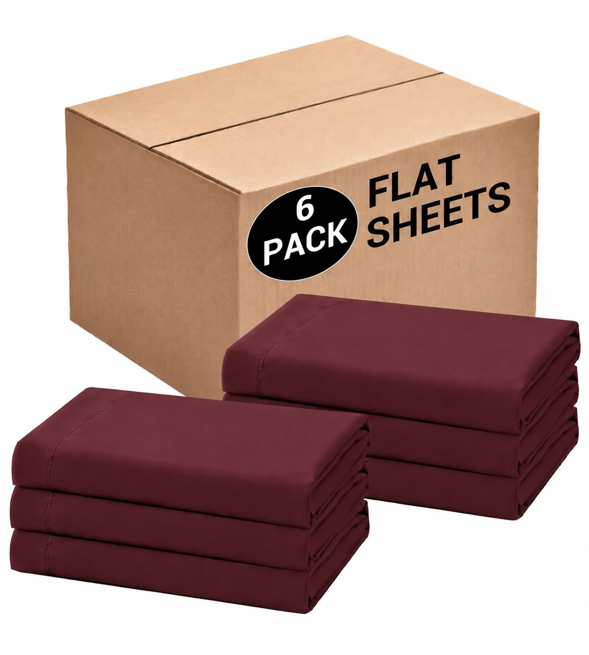 CULVE Twin Flat Sheet Only, 1 Pack White, Soft Brushed Microfiber, 66x96