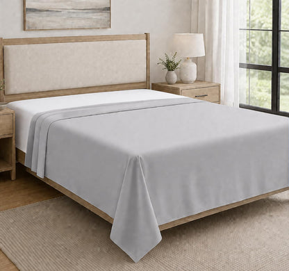 Twin Size Flat Sheets Only Hotel Quality Luxury Single Wrinkle Free & Fade Resistant Flat Sheet - Extra Soft, Breathable Bedding for Easy Care Bed Sheet Navy Blue Flat Sheet Only