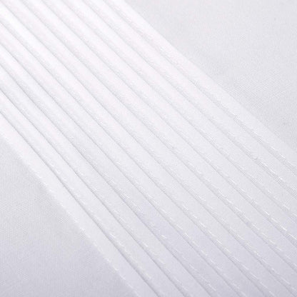 Valea Home Bed Skirt with Split Corners Durable Elegant Luxury Dust Ruffle with Pin Tucking 14 inch Tailored Drop, Full, White